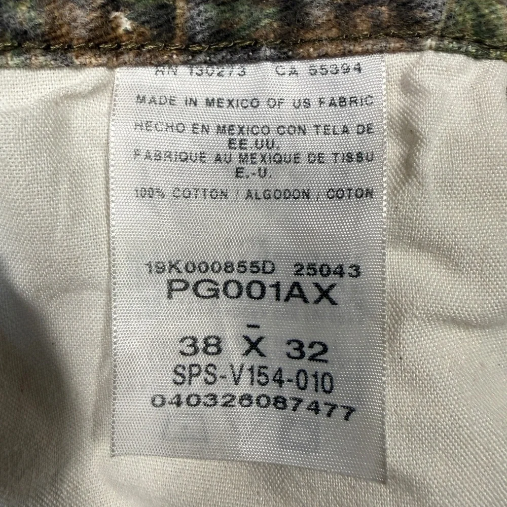 Vintage Y2K Wrangler Pro Gear Camo Jeans Mens 38x32 Realtree Denim Relaxed Fit